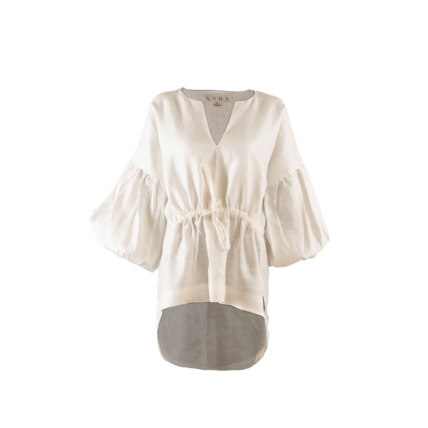 Koh Rong Linen Lounge Top in White