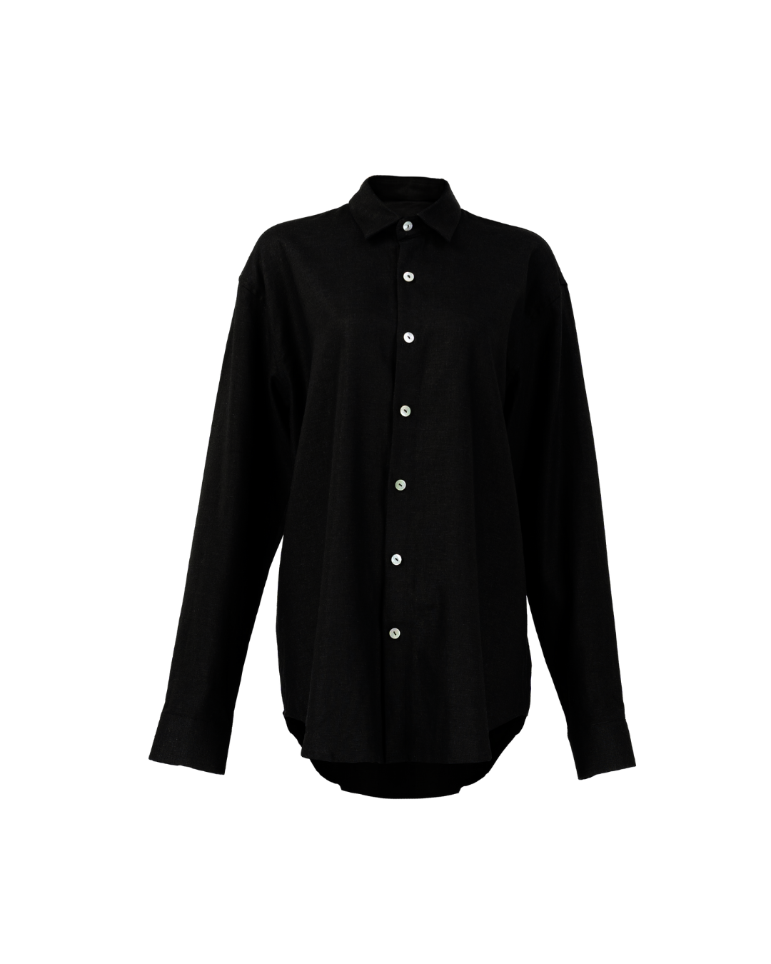 Oversized Button Down in Black