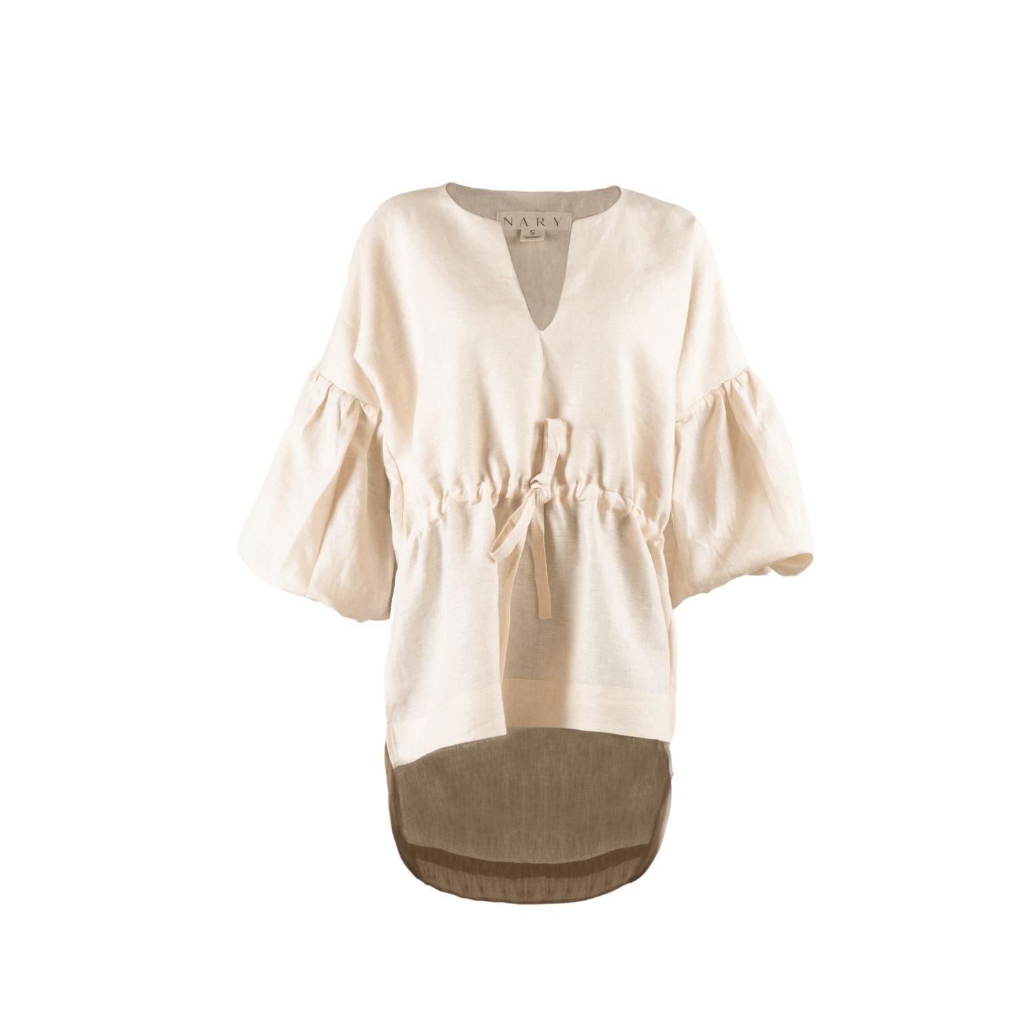 Koh Rong Linen Lounge Top in Tan