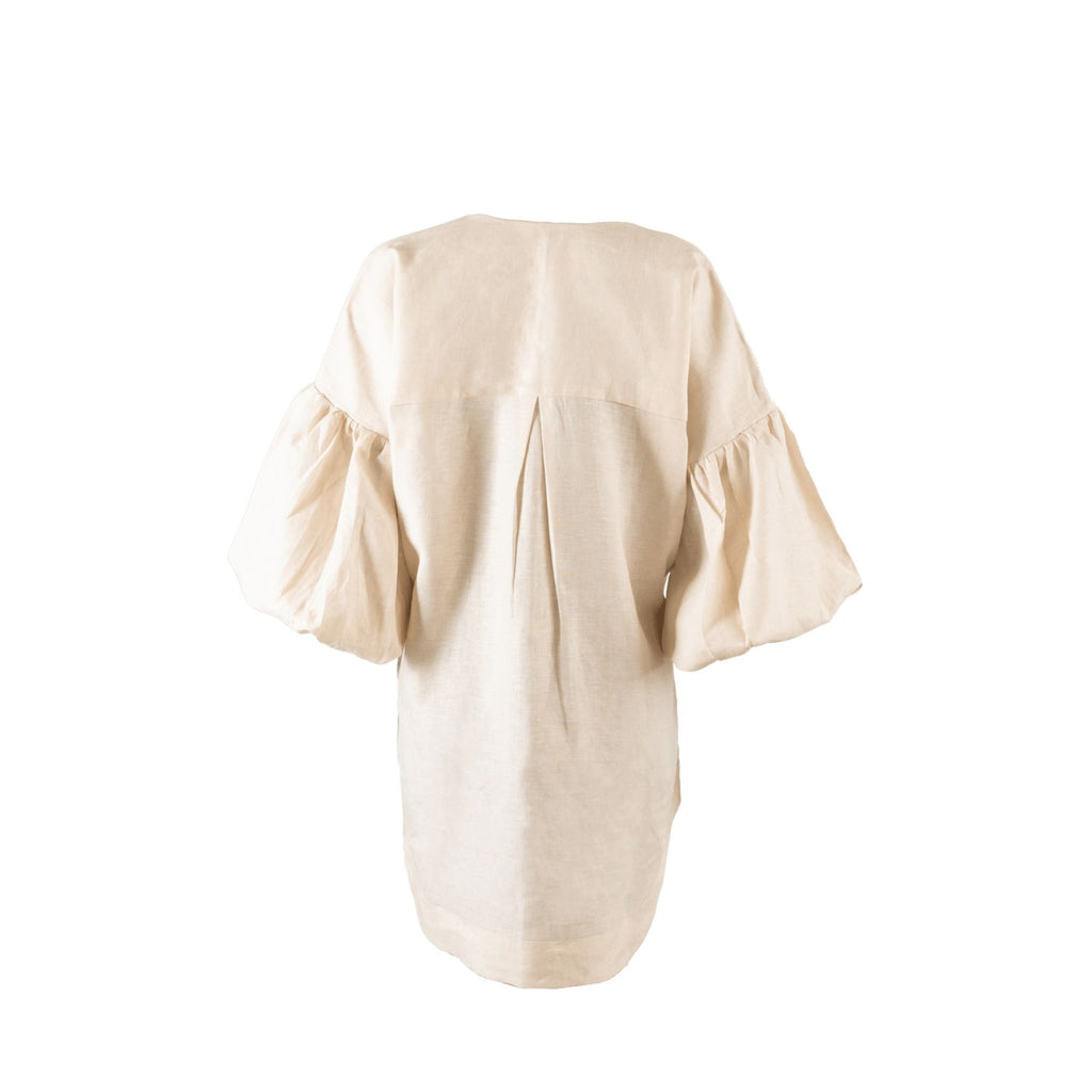 Koh Rong Linen Lounge Top in Tan