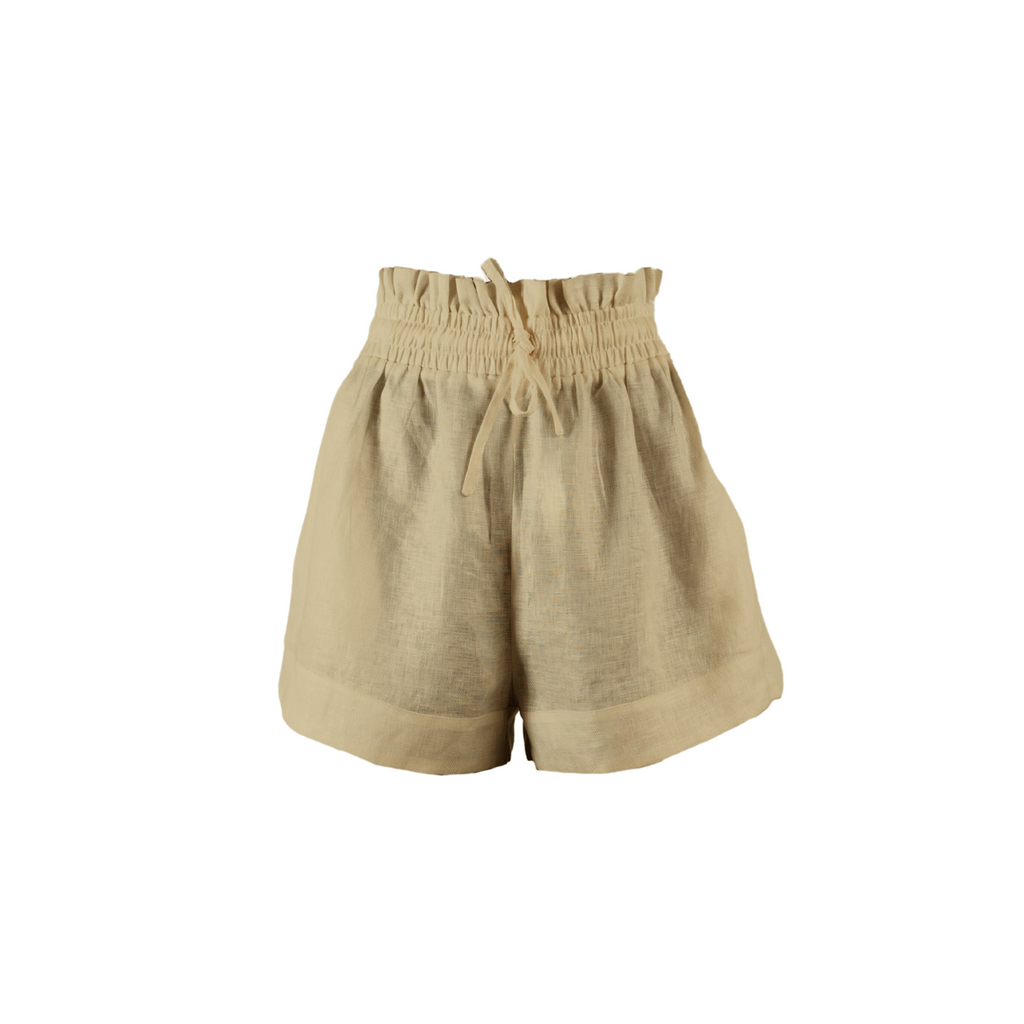 Kep High Waisted Short in Camel